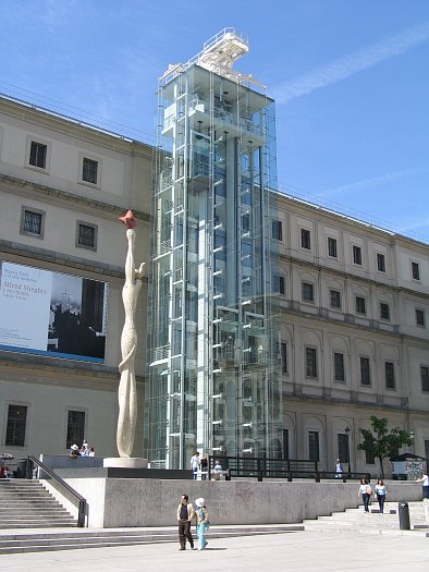 Elevator Reina Sofia Museum, Madrid